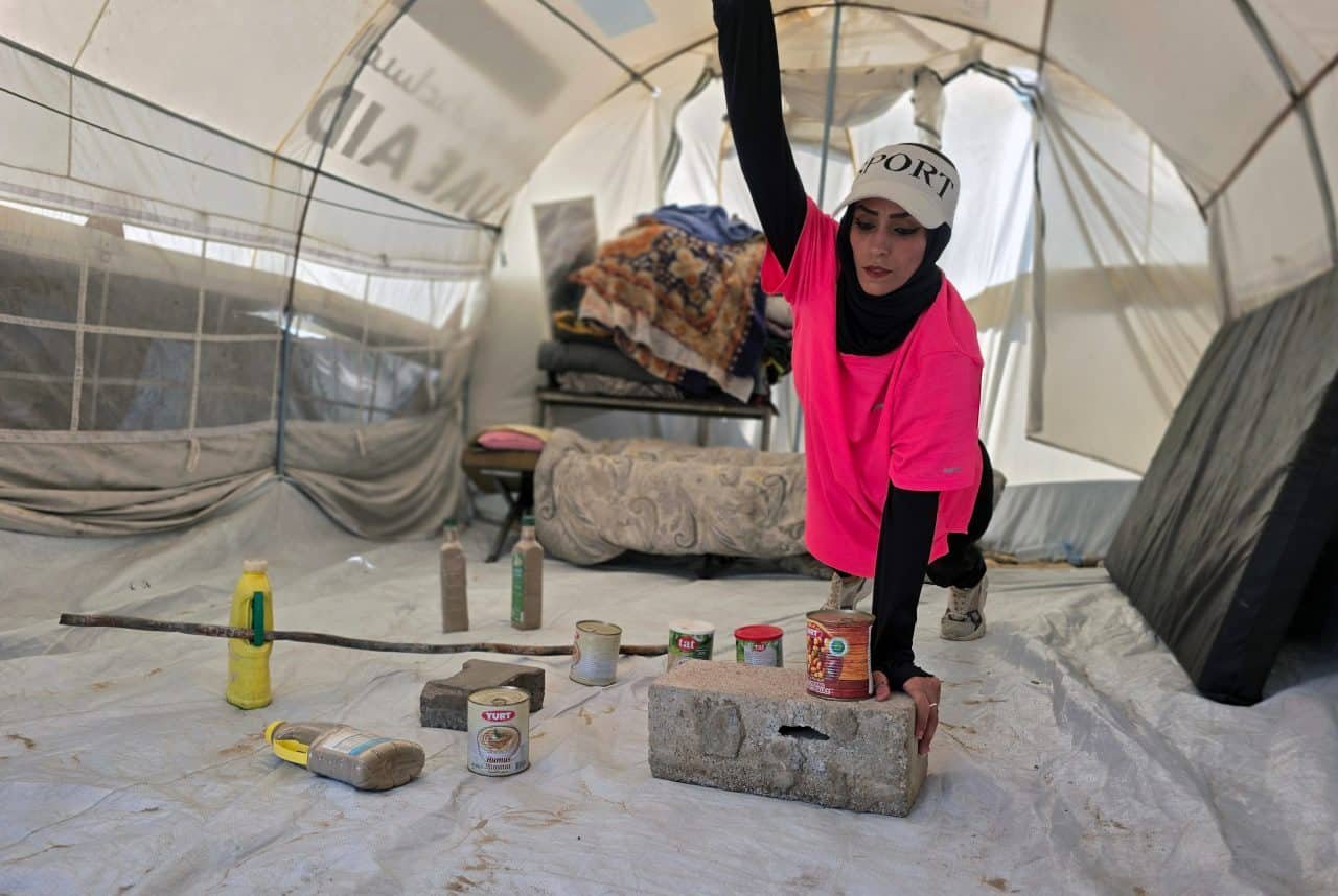 In Gaza's camps, lost businesses are remade from aid tins