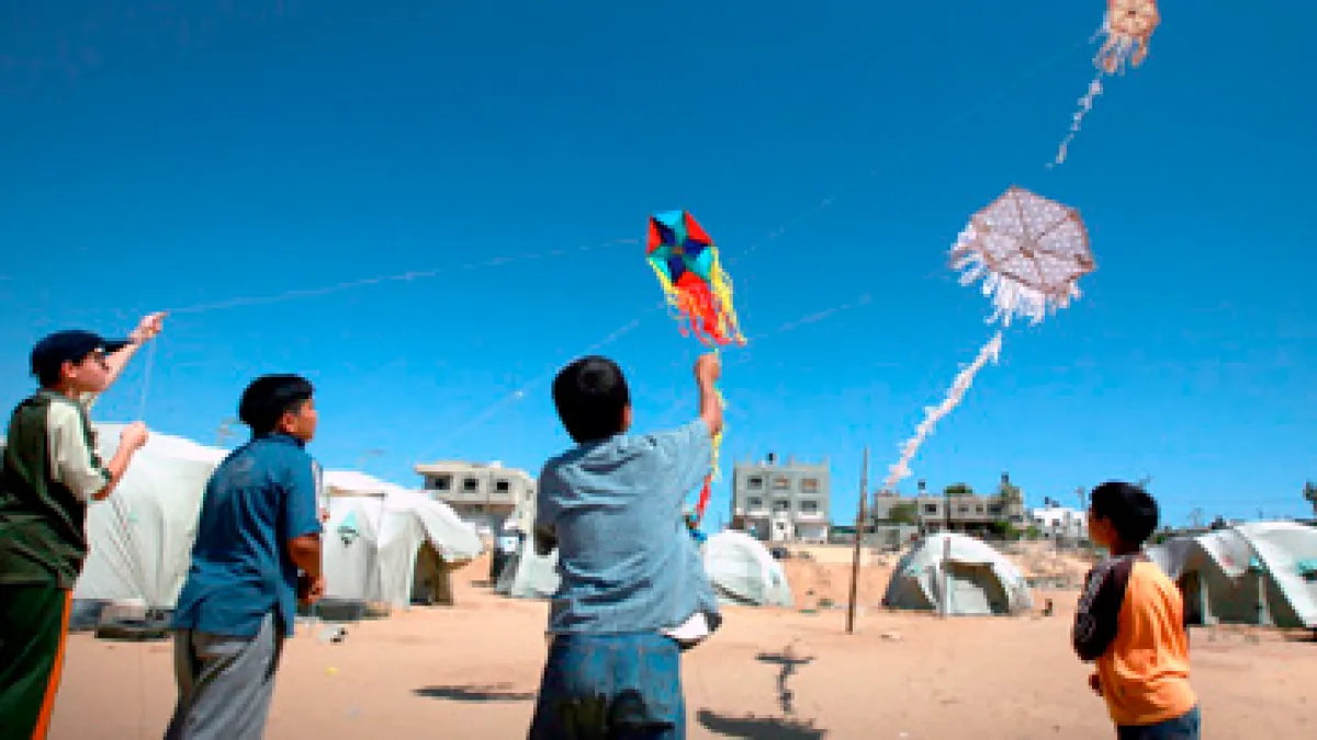 En Europe, des cerfs-volants lancés pour les enfants de Gaza