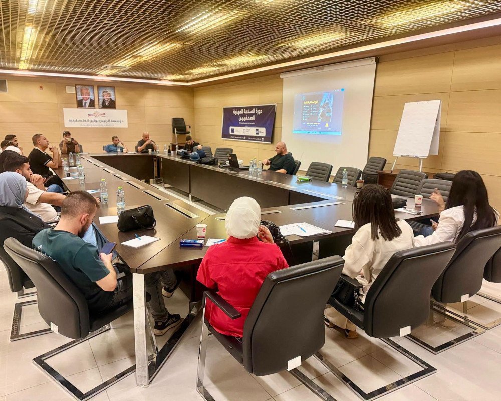 PNN Launches Safety Training for Journalists in Palestine